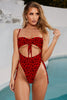 Image of NEW! Melphieer High-leg Structured One-piece Swimsuit Underwire Padded Biquini Girls Swimwear Monokini Swimming Suit For Women