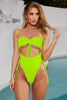 Image of NEW! Melphieer High-leg Structured One-piece Swimsuit Underwire Padded Biquini Girls Swimwear Monokini Swimming Suit For Women