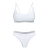 Image of Neon green micro bikini 2020 bathing suit Sexy push up swimsuit female bathers Triangle shiny swimwear women swim suit biquinis