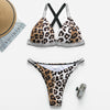 Image of Neon green micro bikini 2020 bathing suit Sexy push up swimsuit female bathers Triangle shiny swimwear women swim suit biquinis