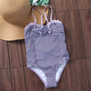 Image of New 2019 Girls swimwear Strip design Girls swimsuit 2~14Year Children swimwear One piece Kids Beach wear Bathing suit-SW656 mix