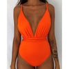 Image of New 2020 Sexy One Piece Swimsuit Female Backless Bodysuit Brazilian Monokini Swimwear Women Bathing Suit Swimming Beach Wear