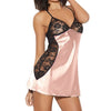 Image of New Fashion Casual Robe De Nuit Femme Women Plus Size 6XL Babydoll Lace Silks Lingerie G String Set Underwear Camis Lace Robes