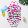 Image of New Girls Swimwear Bathing Suits Baby swimsuit Summer 1PCS Girls Bikini Lovely Child Swimsuit Beachwear Backless Kids sw663