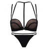 Image of New Sexy Push Up Front Closure Lingerie Set Gathering Seamless Underwear 3/4 Cup Brassiere Women Bralette Bra And Panties Set