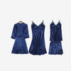 Image of New Women Satin Sleepwear Fashion Nightgowns Imitation Ice Silk Sleepwear Dresses Night Dress Women's Sexy Lingerie Nightdresses