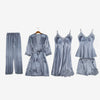 Image of New Women Satin Sleepwear Fashion Nightgowns Imitation Ice Silk Sleepwear Dresses Night Dress Women's Sexy Lingerie Nightdresses