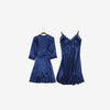 Image of New Women Satin Sleepwear Fashion Nightgowns Imitation Ice Silk Sleepwear Dresses Night Dress Women's Sexy Lingerie Nightdresses