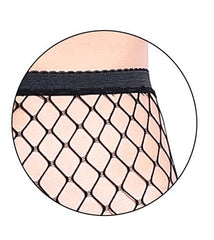 New medium grid women tights high waist stocking fishnet club tights panty knitting net pantyhose trouser mesh lingerie