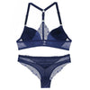 Image of Norns women lace lingerie set plus size bra push up beautiful underwear Seamless female front closure bras sexy lingerie set