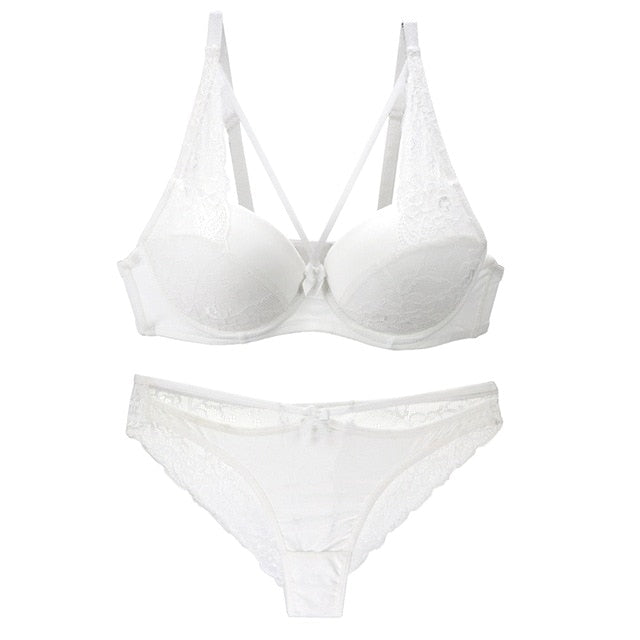 Norns women's sexy underwear set lace lingerie set push up plus size bra set of linen red lingerie bra and panty set bralette