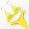 Image of OMKAGI Brand Swimwear Women Swimsuit Sexy Push Up Micro Bikinis Set Swimming Bathing Suit Beachwear Summer Brazilian Bikini 2019