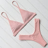 Image of OMKAGI Brand Swimwear Women Swimsuit Sexy Push Up Micro Bikinis Set Swimming Bathing Suit Beachwear Summer Brazilian Bikini 2019
