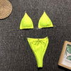 Image of OMKAGI Micro Bikini 2019 Swimwear Women Sexy Solid Biquinis Hot Bikini Set Bathing Suit Beachwear Swimsuit Maillot De Bain Femme