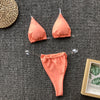 Image of OMKAGI Micro Bikini 2019 Swimwear Women Sexy Solid Biquinis Hot Bikini Set Bathing Suit Beachwear Swimsuit Maillot De Bain Femme