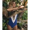 Image of One Piece Swimsuit 2018 Sexy Swimwear Women Bathing Suit Swim Vintage Summer Beach Wear Print Bandage Monokini Swimsuit