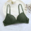 Image of Perfering Black Bra Wire Free Push Up Sexy Women Bras Lace Bralette Lingerie Small Breast Adjusts  A B C Bra Female Underwear