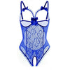 Image of Plus Size Open Bra Open Crotch Women Lace Sexy Lingerie Hot Transparent Babydoll Dress Erotic Costumes
