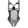 Image of Plus Size Open Bra Open Crotch Women Lace Sexy Lingerie Hot Transparent Babydoll Dress Erotic Costumes