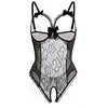 Image of Plus Size Open Bra Open Crotch Women Lace Sexy Lingerie Hot Transparent Babydoll Dress Erotic Costumes