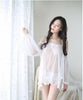 Image of Plus Size Sexy Net Lingeries Sissy Bridal Lingerie Lace Nightdress Mini Night Dress Sleep Set See Through Nightwear G Strings