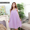 Image of Plus Size Sexy Women Ice Silk Sleepwear Female Nightgown Women Nightwear for Ladies Night Shirts Home Clothing #0