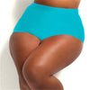 Image of Plus Size Solid Women High Waist Bikini Swimsuit Bottom