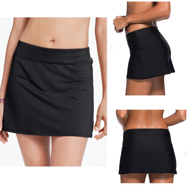 Plus Size Swimwear 5XL Bottom Two Piece Separate Swimming Calf-length Pants Swimsuit Pants Woman Beach Sports Short Pants