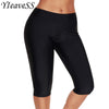 Image of Plus Size Swimwear 5XL Bottom Two Piece Separate Swimming Calf-length Pants Swimsuit Pants Woman Beach Sports Short Pants