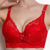 Image of Plus size Foreign Trade Ultra-thin Lace Sexy Thin Cotton Cup Plump Big Push Up Bra  Bralette Encaje Sexy Bra modis lingerie