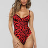 Image of Push Up Swimsuit Women's Swimming Suit 2019 New Monokini With Underwire Straps Bodysuit Women Swimwear Leopard Printing Swimsuit