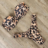 Image of RUUHEE Bandeau Bikini Swimwear Women Swimsuit Sexy Ruffle Bikini Set Push Up Bathing Suit Female Brazilian Leopard Swimsuit 2019