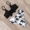 Image of RUUHEE Bikini Swimwear Women Swimsuit 2019 High Waist Bikini Set Push Up Front Knot Bathing Suit Women Summer Beach wear Biquini