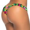 Image of Red flower V shape sexy brazilian bikini bottom brasil Female thong swimsuit tanga micro briefs Mini Bather Swimwear Women K87B