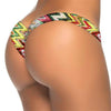 Image of Red flower V shape sexy brazilian bikini bottom brasil Female thong swimsuit tanga micro briefs Mini Bather Swimwear Women K87B