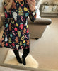 Image of S-5XL Plus Size Tunic Autumn Women Dresses Casual Cartoon Print Christmas Dress Casual Loose Long Sleeve Party Dress Vestidos