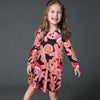 Image of S-5XL Plus Size Tunic Autumn Women Dresses Casual Cartoon Print Christmas Dress Casual Loose Long Sleeve Party Dress Vestidos
