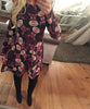 Image of S-5XL Plus Size Tunic Autumn Women Dresses Casual Cartoon Print Christmas Dress Casual Loose Long Sleeve Party Dress Vestidos