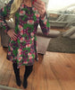 Image of S-5XL Plus Size Tunic Autumn Women Dresses Casual Cartoon Print Christmas Dress Casual Loose Long Sleeve Party Dress Vestidos