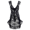 Image of S-6XL Plus Size Dress Women's Lace Bow Pajamas Ultra Sexy Home Wear Women's Tops and Panties Sexy Lingerie Babydoll Erotic