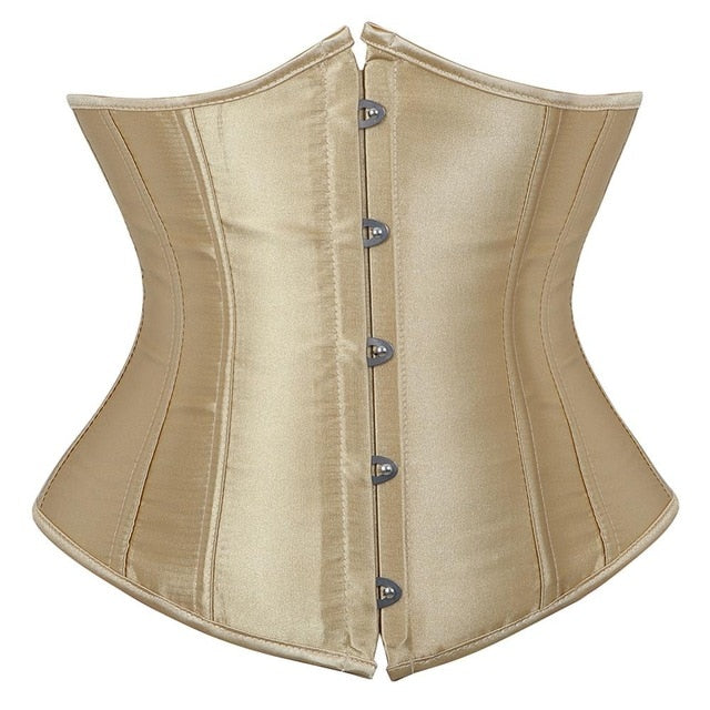 SEXY Gothic Underbust Corset and Waist cincher Bustiers Top Workout Shape Body Belt Plus size Lingerie S-6XL