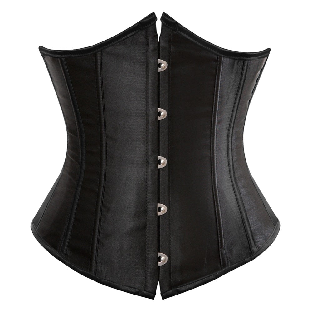 SEXY Gothic Underbust Corset and Waist cincher Bustiers Top Workout Shape Body Belt Plus size Lingerie S-6XL