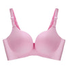 Image of Seamless Bras for Women Push Up Wire Free Adjustable Sexy Bra Straps Bright Summer Lingerie Bras Solid Breathable Underwear