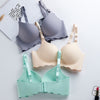 Image of Seamless Bras for Women Push Up Wire Free Adjustable Sexy Bra Straps Bright Summer Lingerie Bras Solid Breathable Underwear