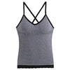 Image of Seamless Cotton Tops For Women Band lingerie Pad Vest Tube Top Summer Tank Top Cross Straps One-piece Underwear Camisoles #F
