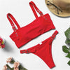 Image of Sexy 2019 Bikini Women Swimwear Female Swimsuit Two-pieces Bikini set Bandeau Bather Adjustable Straps Bathing Suit Swim V879