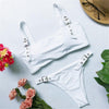 Image of Sexy 2019 Bikini Women Swimwear Female Swimsuit Two-pieces Bikini set Bandeau Bather Adjustable Straps Bathing Suit Swim V879