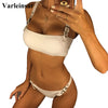 Image of Sexy 2019 Bikini Women Swimwear Female Swimsuit Two-pieces Bikini set Bandeau Bather Adjustable Straps Bathing Suit Swim V879