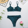 Image of Sexy Bandeau Bikinis 2019 New V Neck Bikini Swimsuits Push Up Swimwear Female Brazilian Bikini Set Bathing Suits Biquini 3418