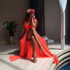 Image of Sexy Beach Cover Up Leopard Print Beach Women Bikini Cover-ups Beachwear Female Swimsuit Cover Up Dress Swimwear Beach Tunic